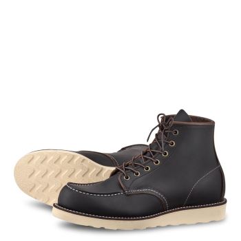 Red Wing Classic Moc 6-Inch Boot in Prairie Leather Wandelschoenen Heren Zwart - 8849